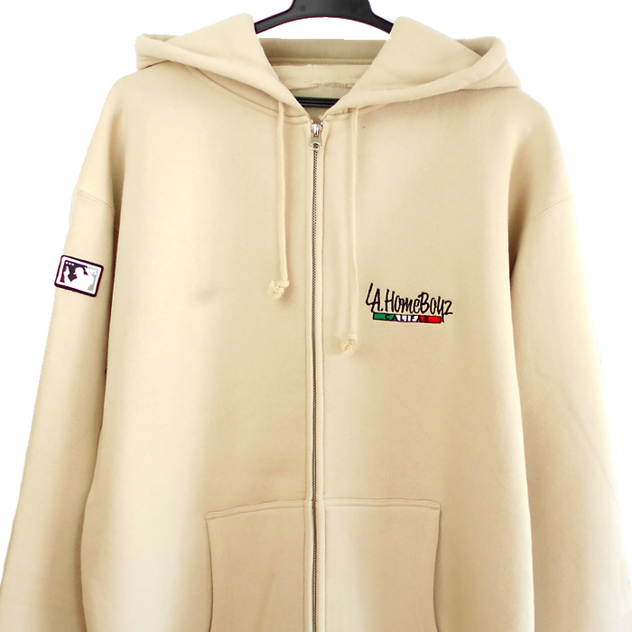 zipup hood ジップアップパーカー ロサンゼルス ウエストコースト チカーノ crazy life la homyboyz ストリートファッション アメリカンカジュアル ヒップホップ