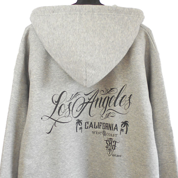 zipup hood los angeles LA logo california chicano ロサンゼルス ウエストコーストファッション